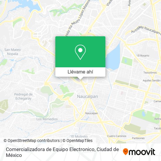 Mapa de Comercializadora de Equipo Electronico