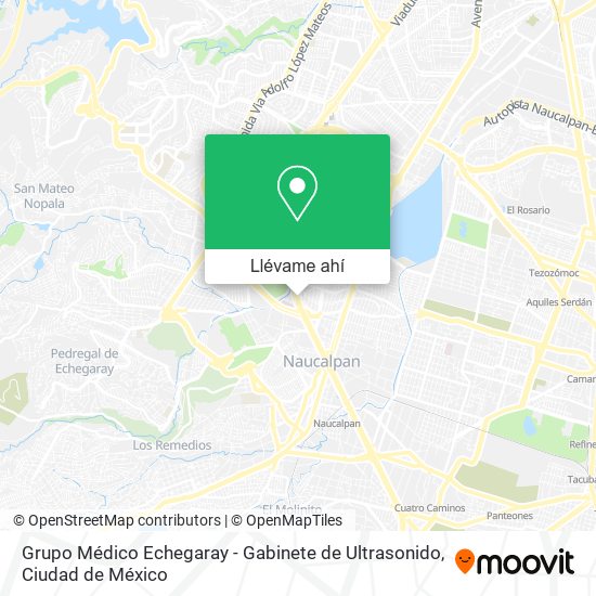 Mapa de Grupo Médico Echegaray - Gabinete de Ultrasonido