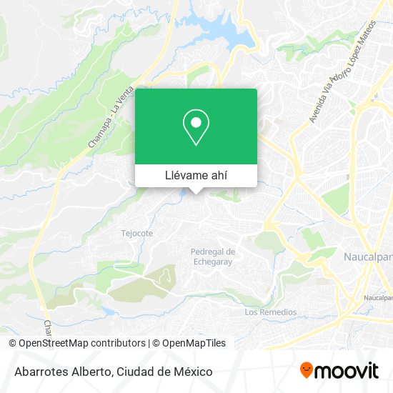 Mapa de Abarrotes Alberto