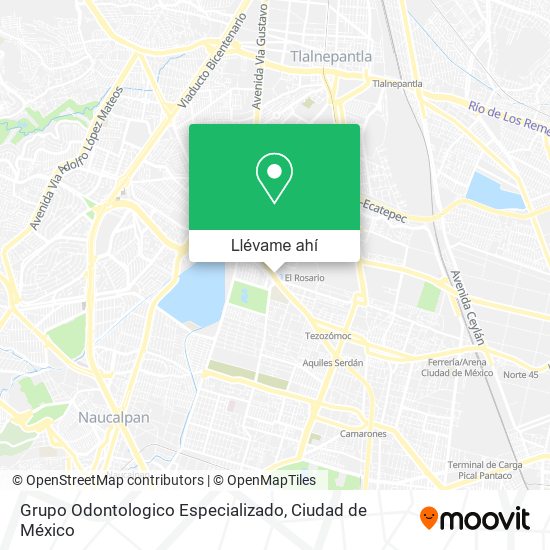 Mapa de Grupo Odontologico Especializado