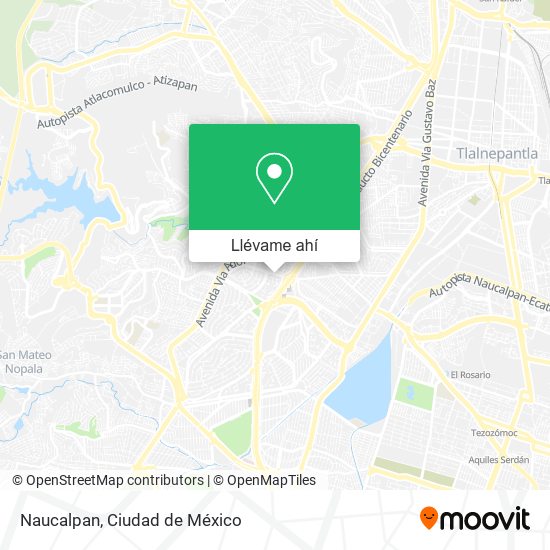 Mapa de Naucalpan