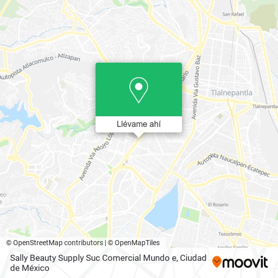 Mapa de Sally Beauty Supply Suc Comercial Mundo e