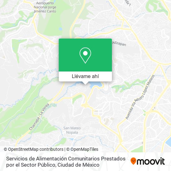 Mapa de Servicios de Alimentación Comunitarios Prestados por el Sector Público