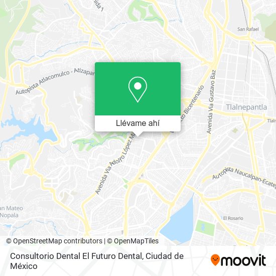 Mapa de Consultorio Dental El Futuro Dental