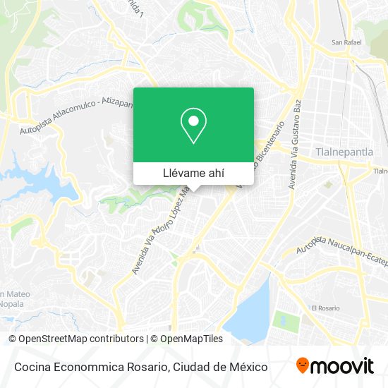 Mapa de Cocina Econommica Rosario
