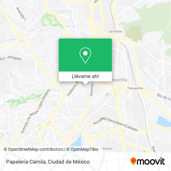 Mapa de Papeleria Camila