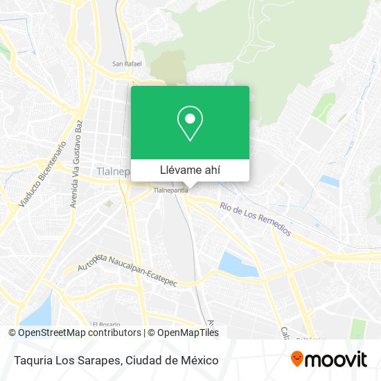 Mapa de Taquria Los Sarapes