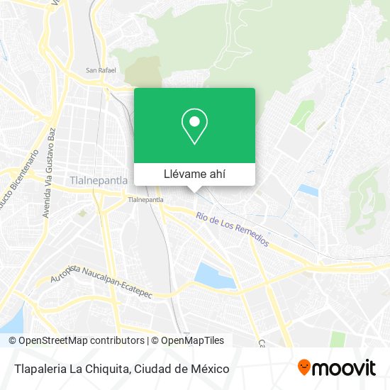 Mapa de Tlapaleria La Chiquita
