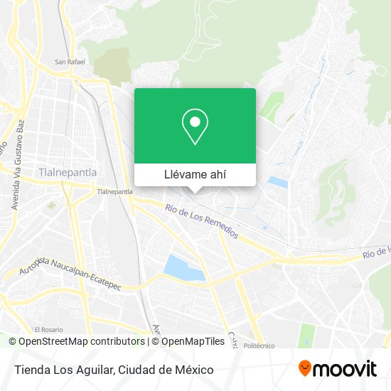 Mapa de Tienda Los Aguilar