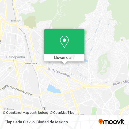 Mapa de Tlapaleria Clavijo