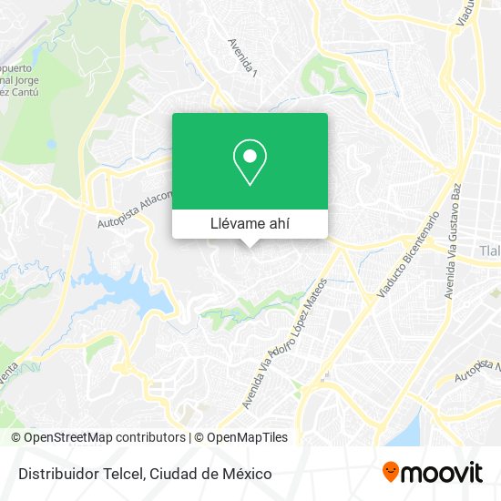 Mapa de Distribuidor Telcel