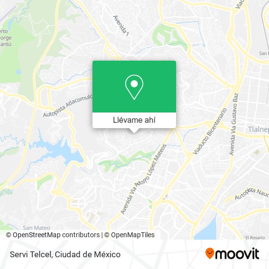 Mapa de Servi Telcel