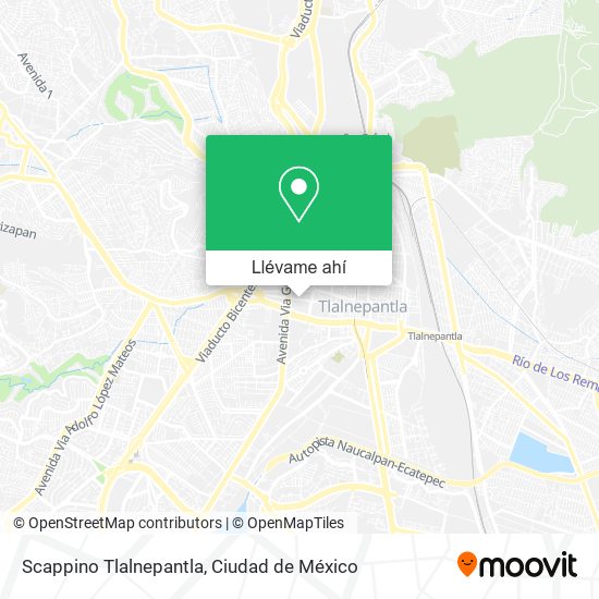 Mapa de Scappino Tlalnepantla