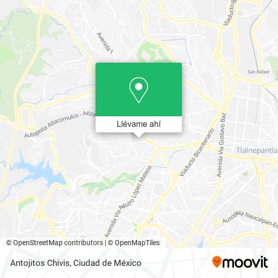 Mapa de Antojitos Chivis