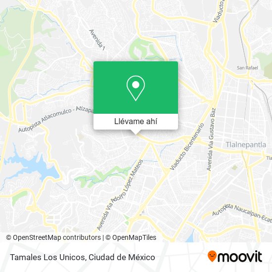 Mapa de Tamales Los Unicos