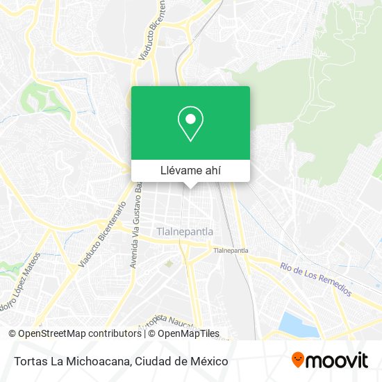 Mapa de Tortas La Michoacana
