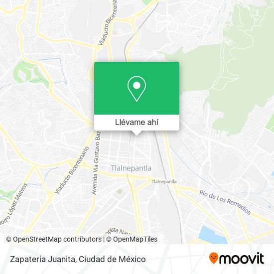 Mapa de Zapateria Juanita
