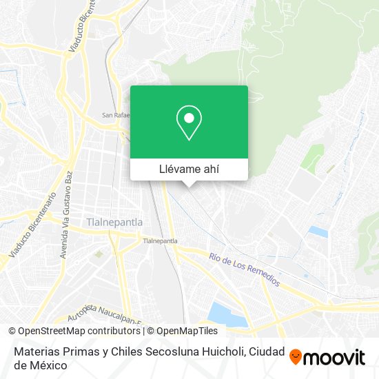 Mapa de Materias Primas y Chiles Secosluna Huicholi