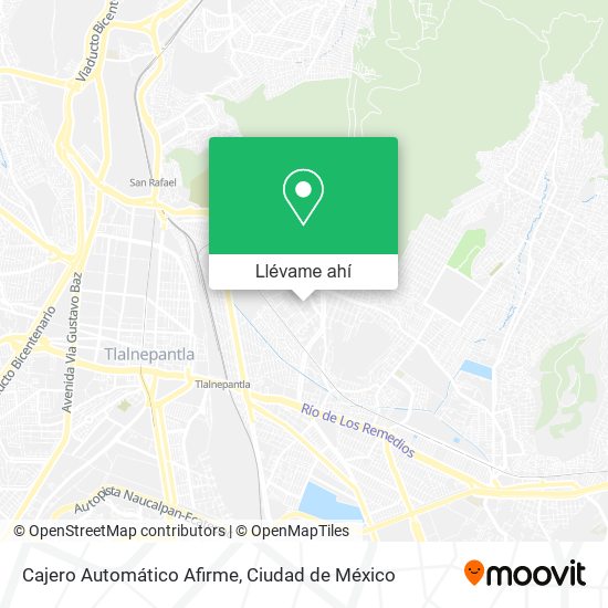 Mapa de Cajero Automático Afirme