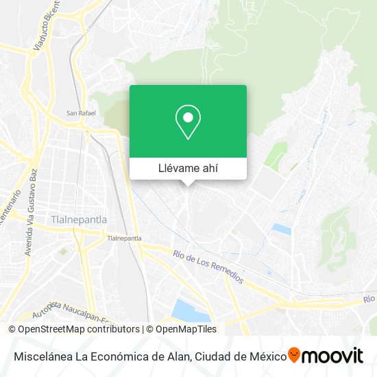 Mapa de Miscelánea La Económica de Alan