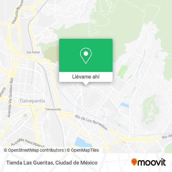 Mapa de Tienda Las Gueritas