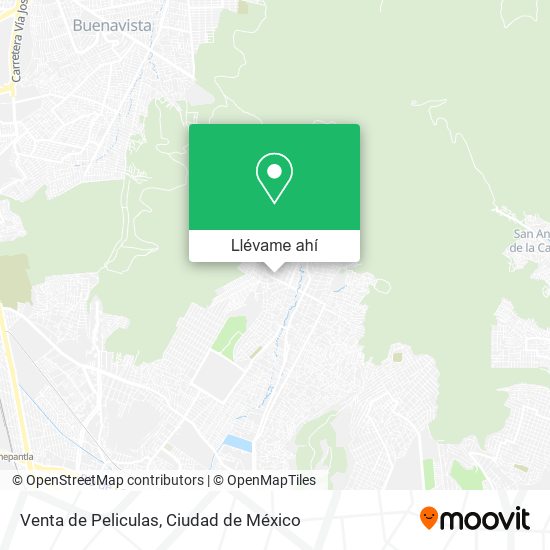 Mapa de Venta de Peliculas