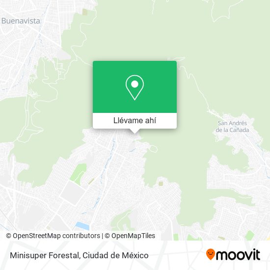 Mapa de Minisuper Forestal