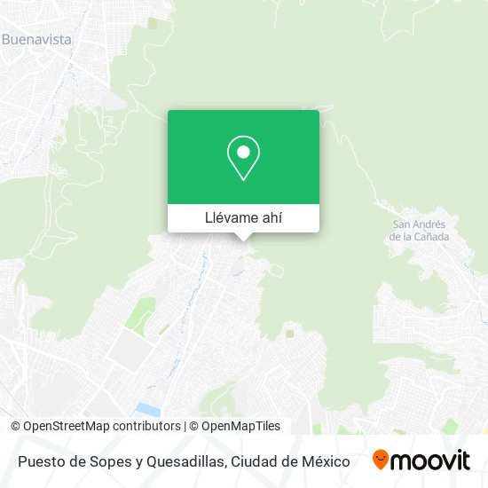 Mapa de Puesto de Sopes y Quesadillas