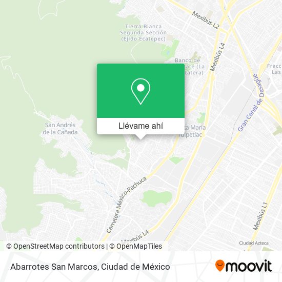 Mapa de Abarrotes San Marcos