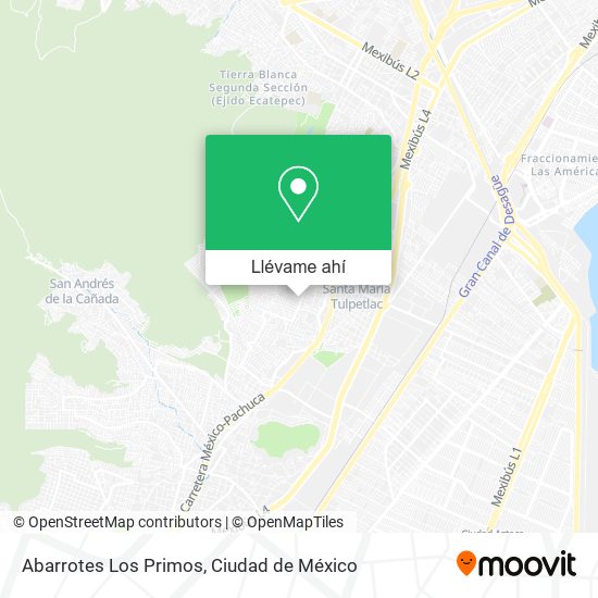 Mapa de Abarrotes Los Primos