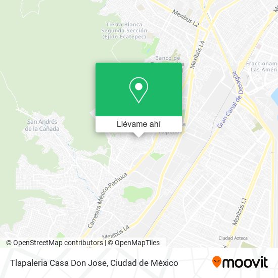 Mapa de Tlapaleria Casa Don Jose