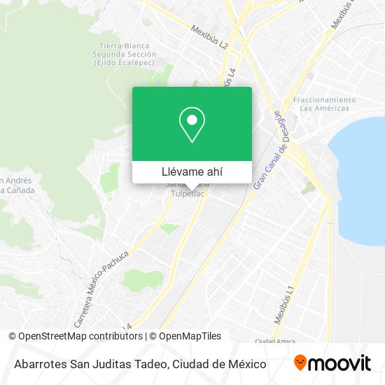 Mapa de Abarrotes San Juditas Tadeo