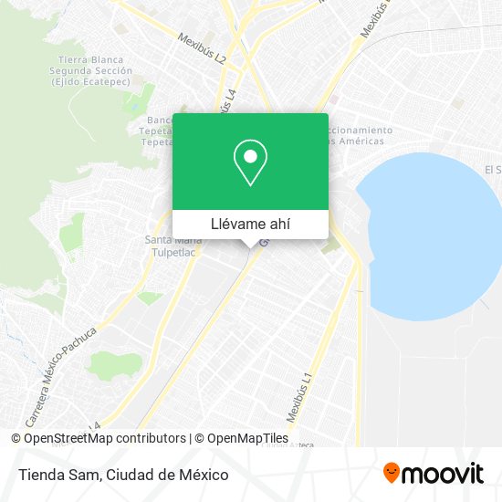 Mapa de Tienda Sam