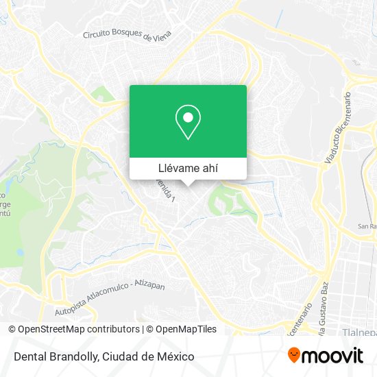 Mapa de Dental Brandolly