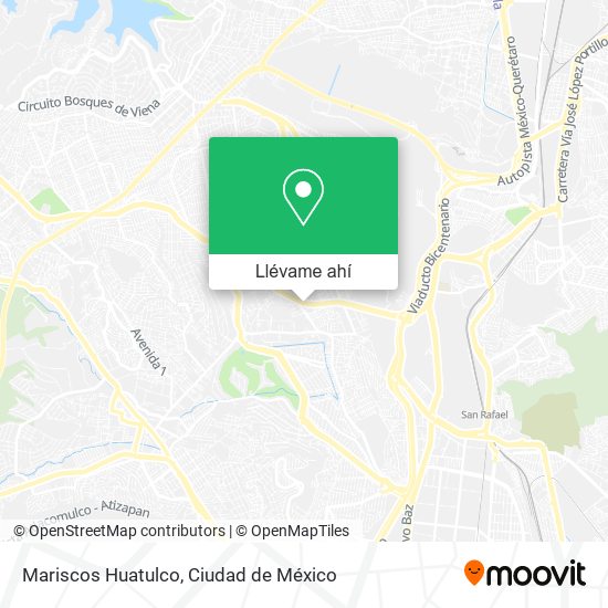 Mapa de Mariscos Huatulco