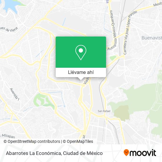 Mapa de Abarrotes La Económica