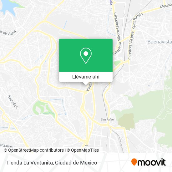 Mapa de Tienda La Ventanita