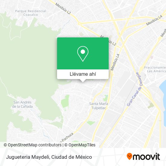 Mapa de Jugueteria Maydeli