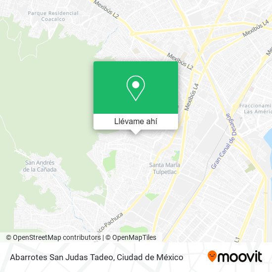 Mapa de Abarrotes San Judas Tadeo