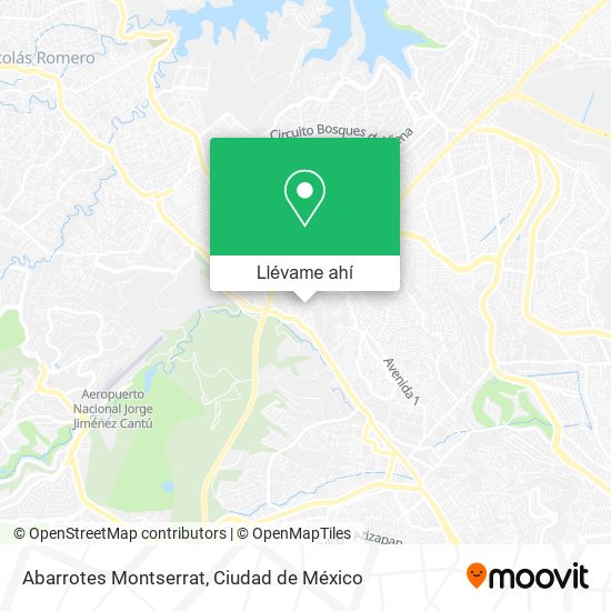 Mapa de Abarrotes Montserrat