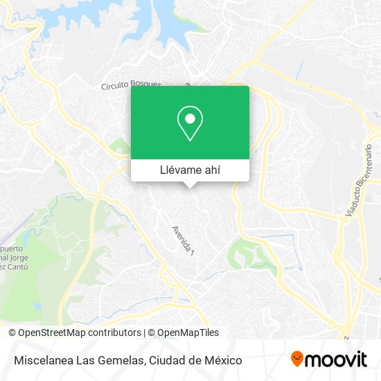 Mapa de Miscelanea Las Gemelas