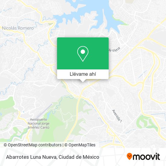 Mapa de Abarrotes Luna Nueva