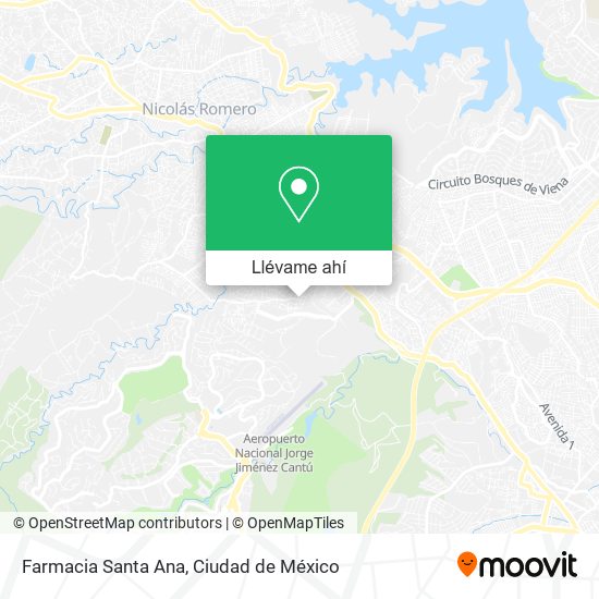 Mapa de Farmacia Santa Ana