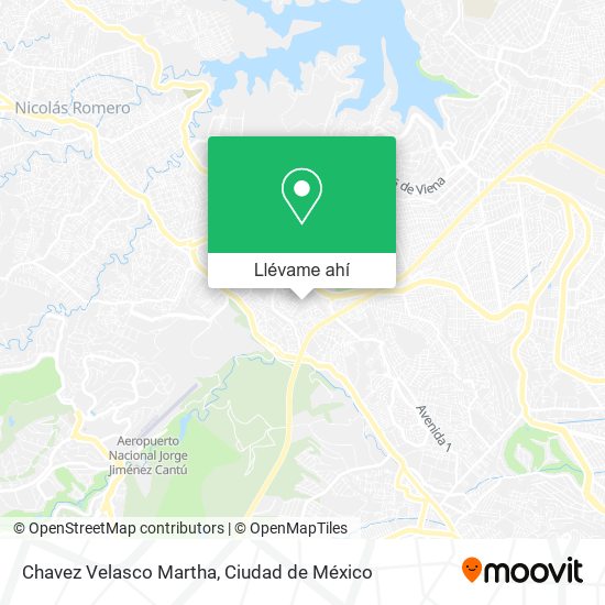 Mapa de Chavez Velasco Martha