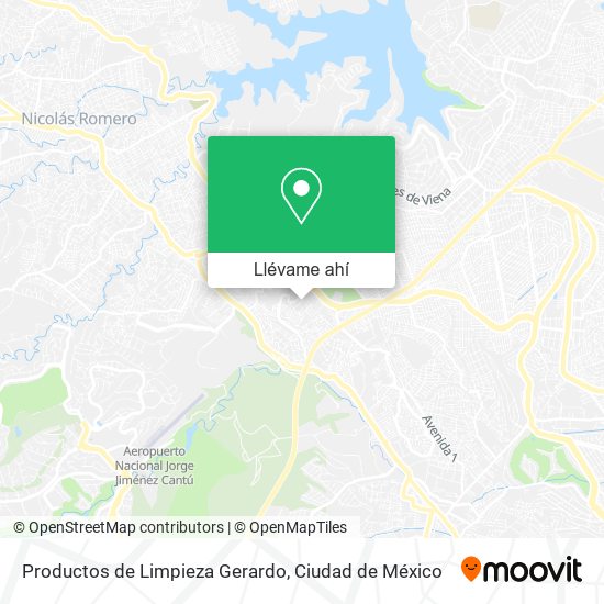 Mapa de Productos de Limpieza Gerardo