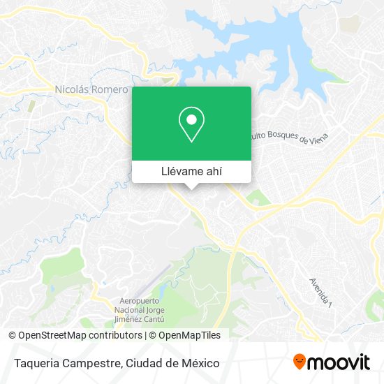 Mapa de Taqueria Campestre