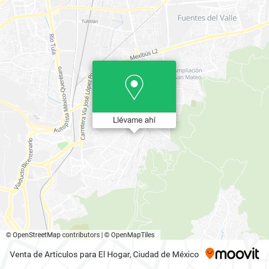 Mapa de Venta de Articulos para El Hogar