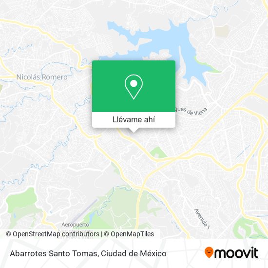 Mapa de Abarrotes Santo Tomas