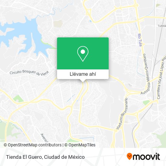 Mapa de Tienda El Guero