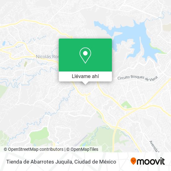 Mapa de Tienda de Abarrotes Juquila